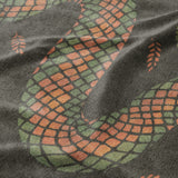 Snake in the Woods Mockup Fleece Detail