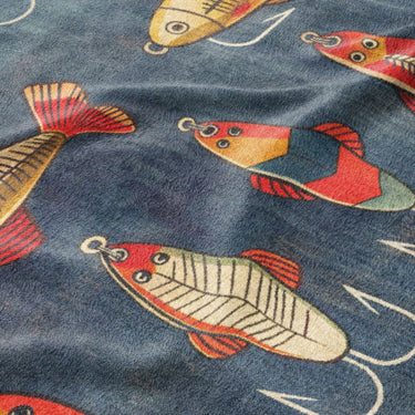 Fishing Lures Mockup Fleece Detail