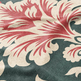 Aubrey Green & Red Mockup Fleece Detail