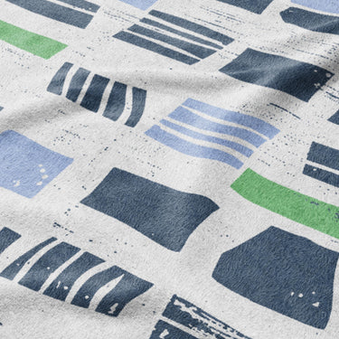 Milo Blue & Green Mockup Fleece Detail