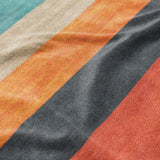 Brush Stripes Multicolor Mockup Fleece Detail