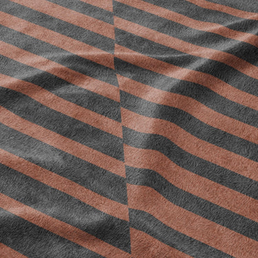 Euclid Black & Rust Mockup Fleece Detail