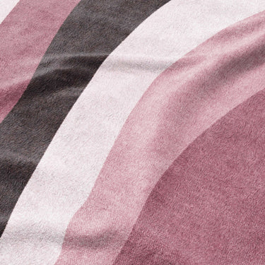 Sinuous Maroon Monochrome Mockup Fleece Detail
