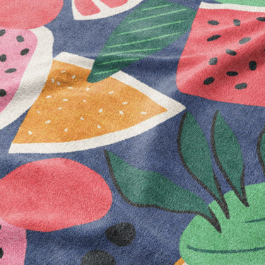 Summer Melon Mockup Fleece Detail
