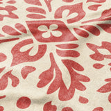 Floranna Ivory & Red Mockup Fleece Detail