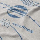 Solar System Blue & Ivory Mockup Fleece Detail