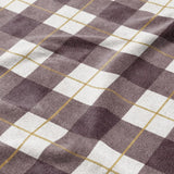 Wallace Plaid Maroon & Gold Mockup Fleece Detail