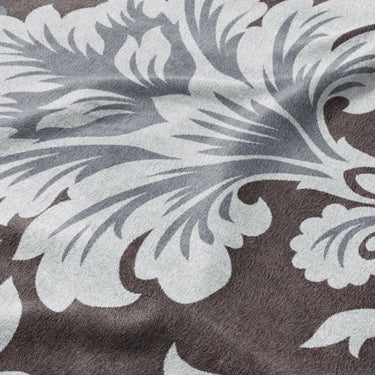 Aubrey Maroon & Light Blue Mockup Fleece Detail