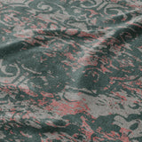 Jonah Teal & Salmon Mockup Fleece Detail