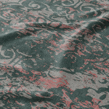 Jonah Teal & Salmon Mockup Fleece Detail
