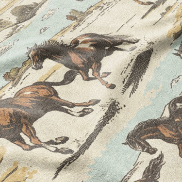 Wild Horses Mockup Fleece Detail