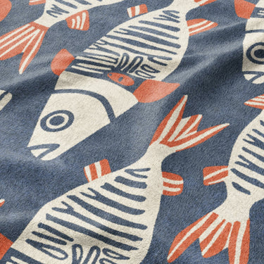 Tribal Fish Mockup Fleece Detail