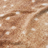 Deer Hide Print Mockup Fleece Detail