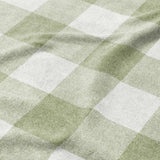 Buffalo Plaid Light Sage Mockup Fleece Detail