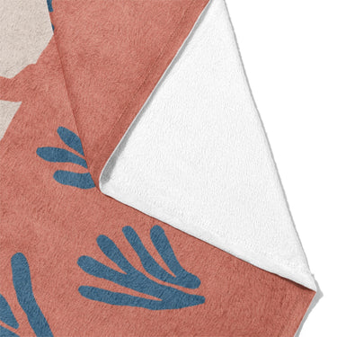 Desert Coyote Denim Blue & Terracotta Mockup Fleece Fold