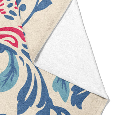 Beryl Blue & Red Mockup Fleece Fold