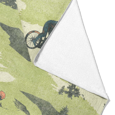 Mountain Bike Park Mockup Fleece Fold