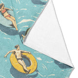 Lazy River Mockup Fleece Fold