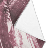 Emil Burgandy Mockup Fleece Fold