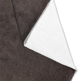 Keanu Watercolor Dark Brown Ombré Mockup Fleece Fold