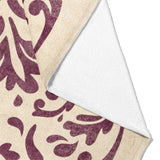 Floranna Ivory & Wine Mockup Fleece Fold