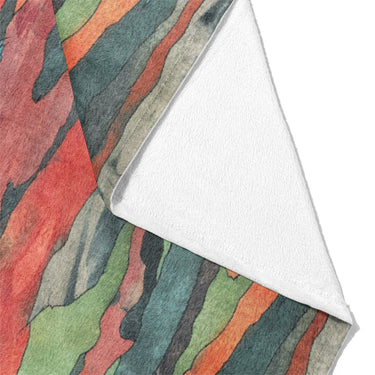 Rainbow Eucalyptus Mockup Fleece Fold