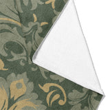 Agnes Deep Olive Mockup Fleece Fold
