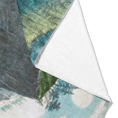 Trenton Falls New York Mockup Fleece Fold