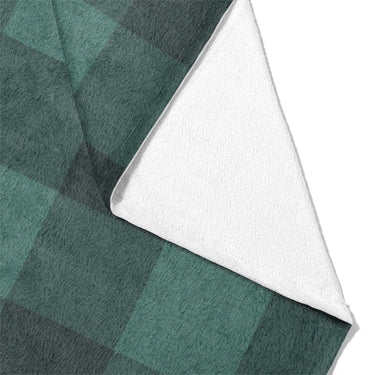 Buffalo Plaid Deep Teal Mockup Fleece Fold
