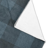 Buffalo Plaid Dark Navy Mockup Fleece Fold