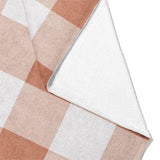 Buffalo Plaid Light Terracotta Mockup Fleece Fold