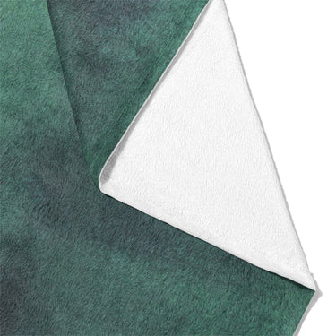 Andromeda Watercolor Teal Mockup Fleece Fold