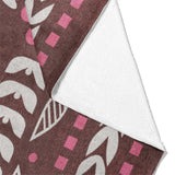 Topanga Burgundy & Pink Mockup Fleece Fold