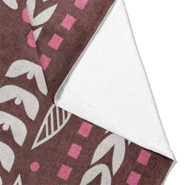 Topanga Burgundy & Pink Mockup Fleece Fold