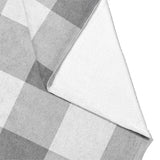 Buffalo Plaid Light Grey Mockup Fleece Fold