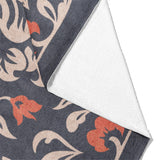 Annette Navy & Orange Mockup Fleece Fold