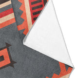 Mehdi Blue & Orange Mockup Fleece Fold