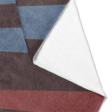 Prisma Maroon & Sky Mockup Fleece Fold