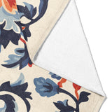 Wilhemina Navy & Red Mockup Fleece Fold