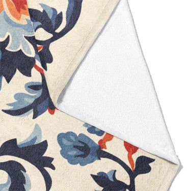 Wilhemina Navy & Red Mockup Fleece Fold