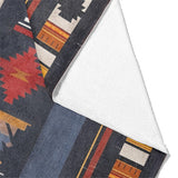 Tonopah Denim Blue Mockup Fleece Fold