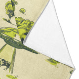 UFO Cow Abduction Toile Mockup Fleece Fold
