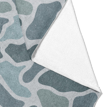 Duck Camo Blue Mockup Fleece Fold