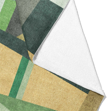 Baxter Green & Yellow Mockup Fleece Fold