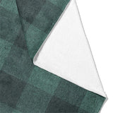Buffalo Plaid Deep Teal Mockup Fleece Fold