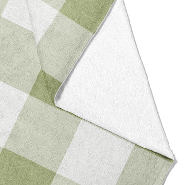 Buffalo Plaid Light Sage Mockup Fleece Fold