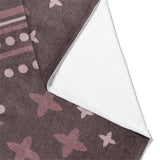 Durand Burgandy Mockup Fleece Fold