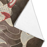 Koi Pond Brown Mockup Fleece Fold