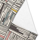Atticus Multicolor Crosshatch Mockup Fleece Fold
