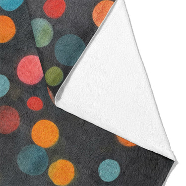 Bokeh at Night Mockup Fleece Fold